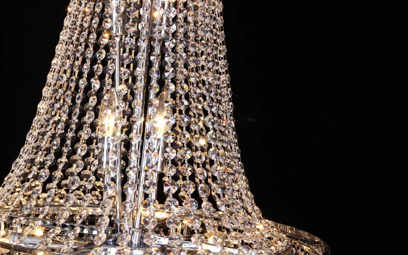 French Empire Crystal Chandelier Lighting Spare Parts Living Room Led Chandelier Lights71025