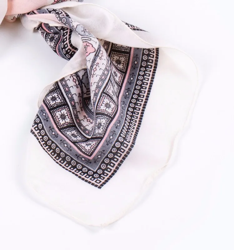 Rulan on sale polyester printing hip hop square scarf