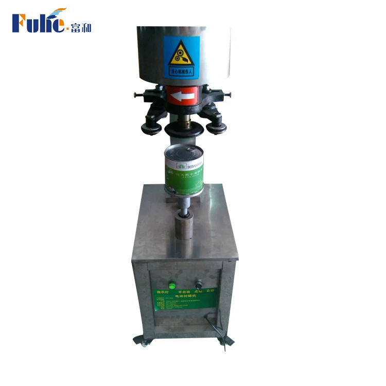 High Energy Efficient Tabletop Semi-automatic Manual Food Beverage Can Seamer