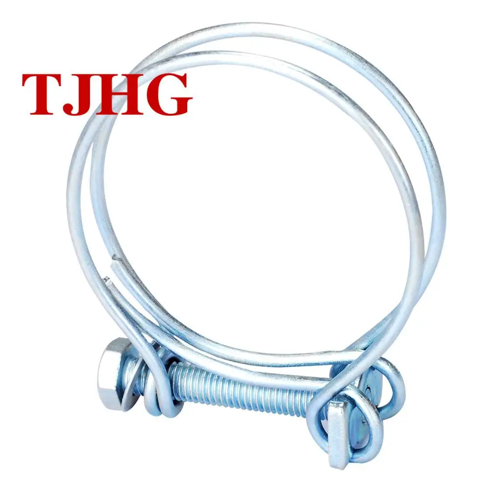 
Factory Supplier High Quality new Product Metal Spring Adjustable Double Wire Hose Clamp 