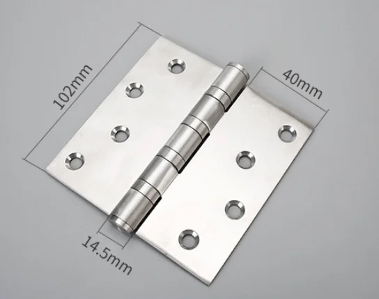 4*4*3.0  stainless steel hinge 201/304/316 4 inch 4 BB /2BB anti-corrsion door hinge 102*102*3.0mm