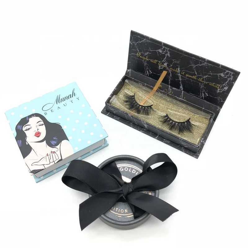 Express mink eyelashes Private Label 3D 5D 6D Mink Eyelashes premium mink lashes and custom eyelash package