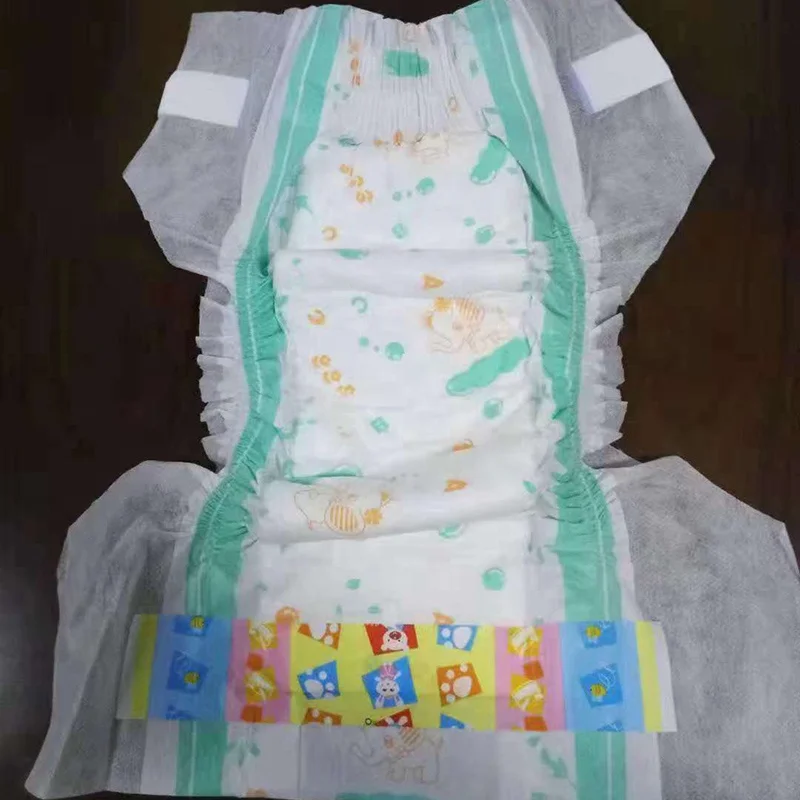Grade B cheap stock lot diaper disposable baby diapers