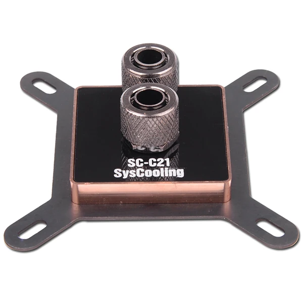 Syscooling Intel CPU Water Cooling Block all metal Micro channel CPU water block for lga 1151 2011 socket