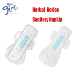 Natural Sanitary Napkin Wholesale Organic Cotton Disposable Sanitary Pads With Negative Ion Strip