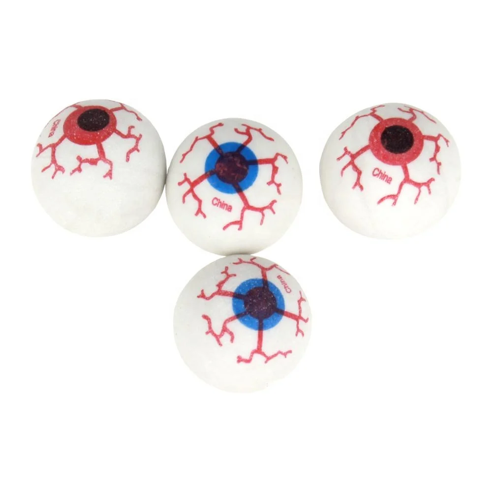 hot sale halloween rubber bouncing ball toy halloween eyeball for kids