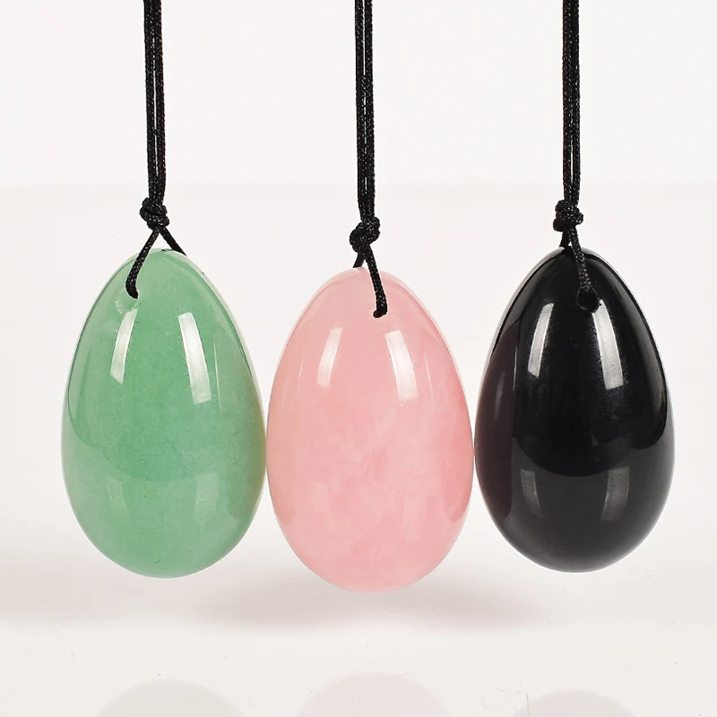 2024 Hot Selling (Drilled or Undrilled) wholesale natural kegel jade eggs many gemstone yoni eggs