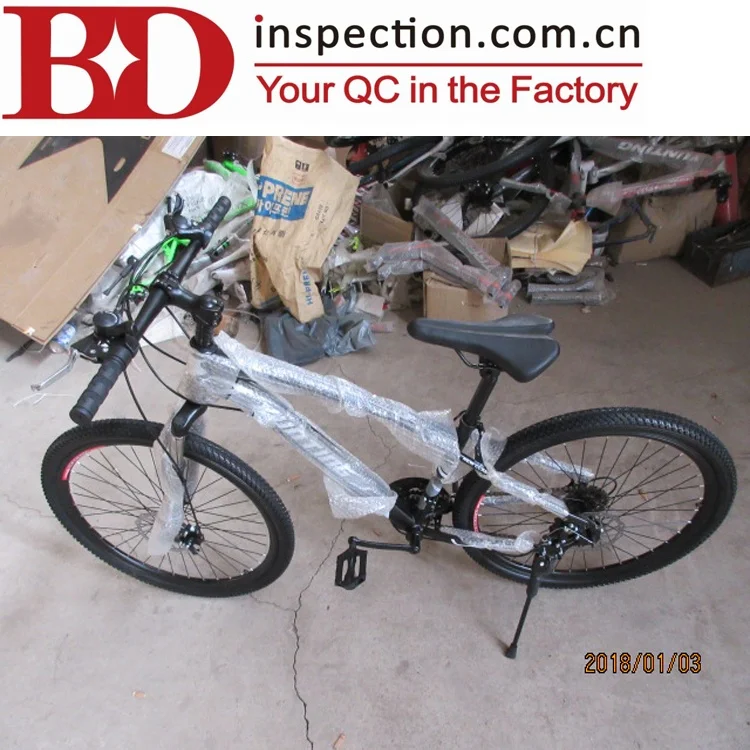 
Outdoor sports equipment bike final random inspection services company bicycle inspection services 