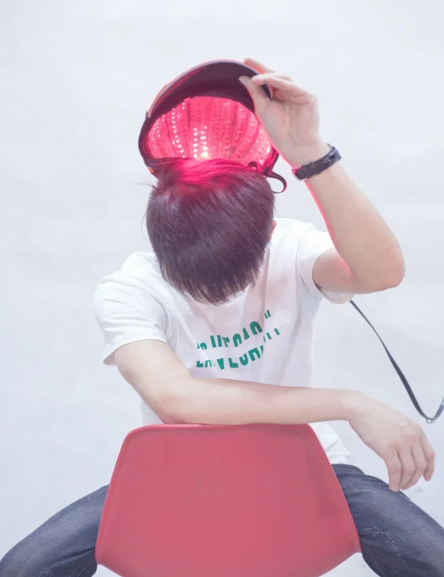 pain therapy hair regrowth laser cap with CE proved
