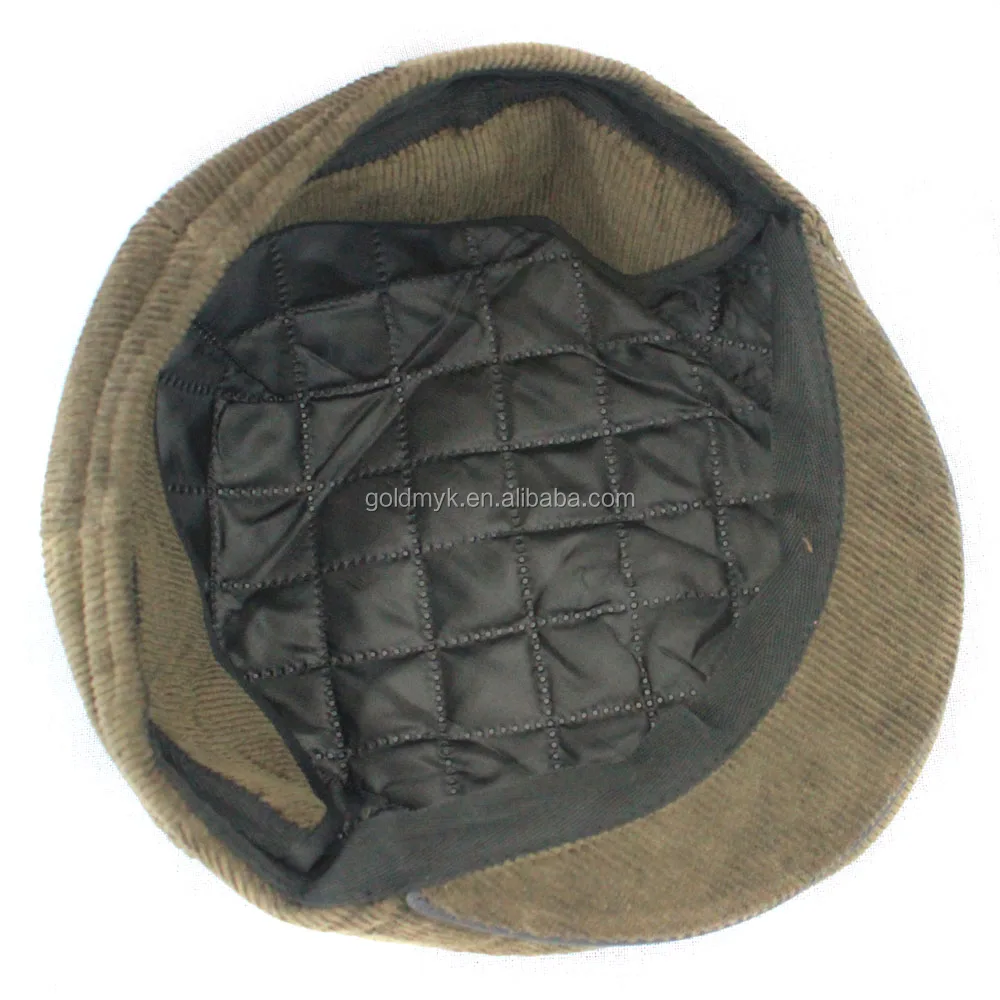 men women checked retro plaid detective golf ivy hat