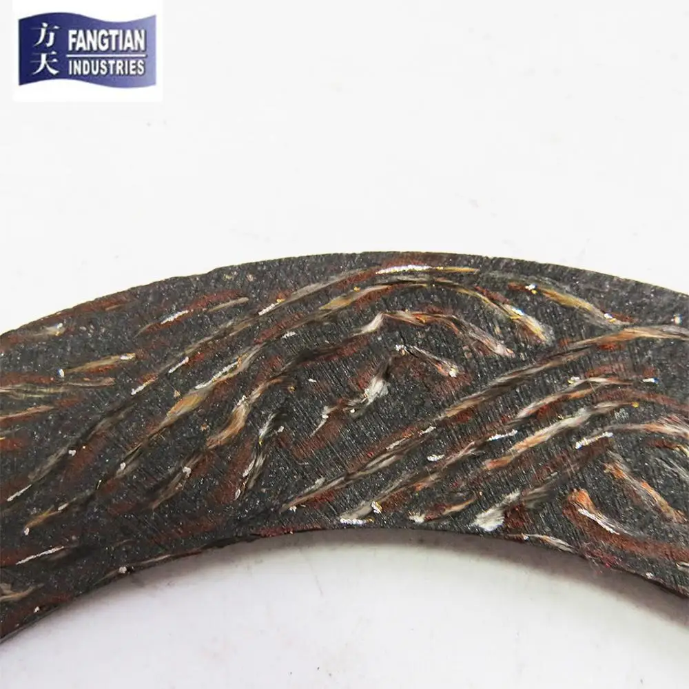
Medium size clutch facing materials truck parts clutch facing with composite fiber 