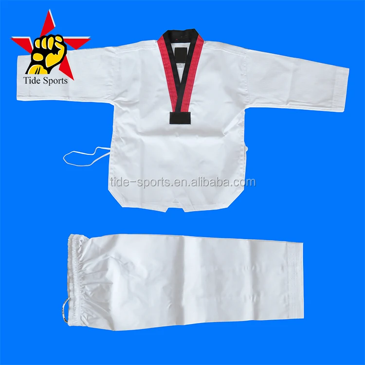 Promotional Cheap Taekwondo Training Clothes Custom Logo  Taekwondo Suits