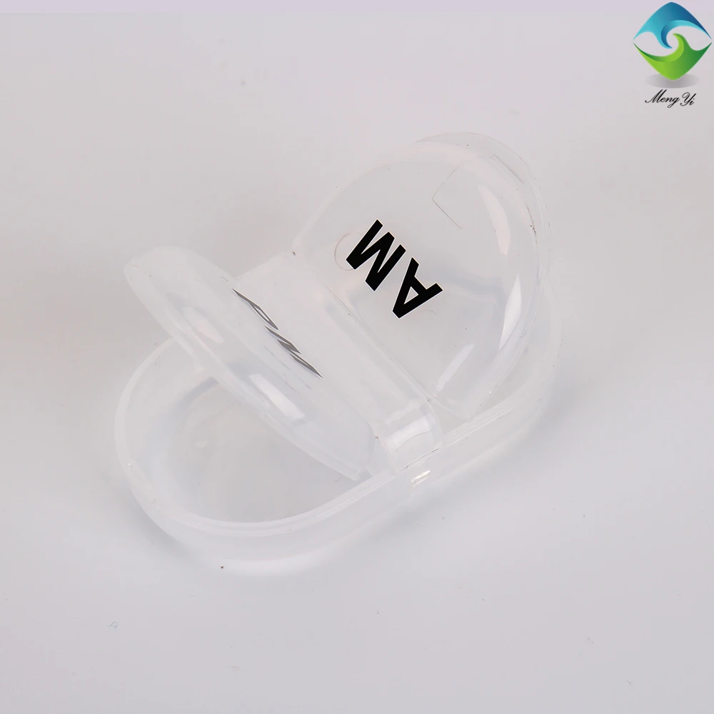 Wholesale Portable Mini Plastic AM PM Pill Box Storage Container for Travel PP Pill Organizer