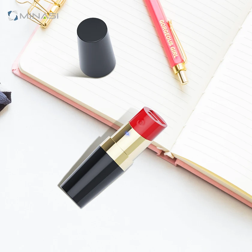 
Promotional Gift Mini Charger Cool Shape Portable Lipstick Power Banks 5200mAh 