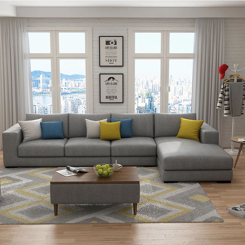  2019 современный новый дизайн диван Chesterfield из ткани для