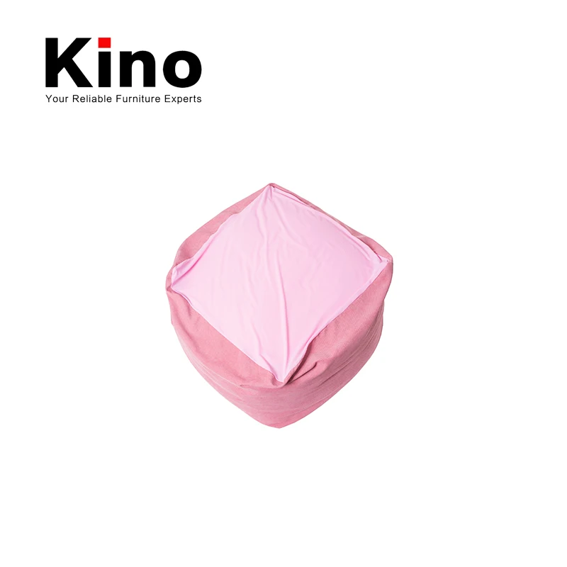 Square bean bag seat cushion bean ball can be refilled, large elastic fabric bean bag chairs