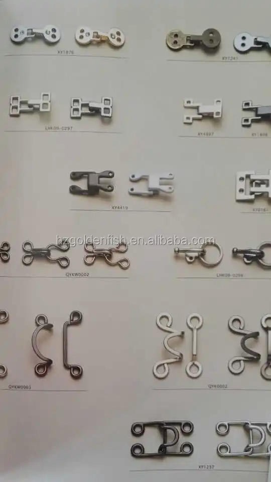 
Tailoring materials Metal Sewing Trousers Hooks and Bars eye 