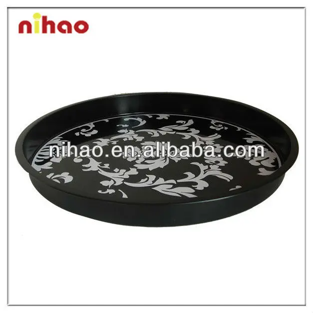 Round Printed Banquet beverage serving tray