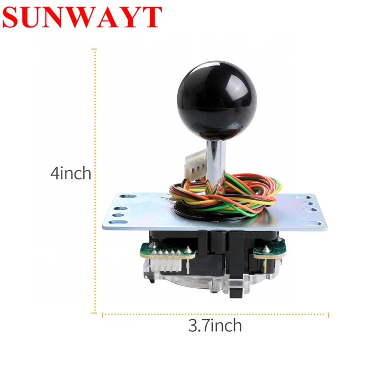 1 Player  DIY Arcade Kit Zero Delay USB Encoder PC +JLF-TP-8YT Japan Sanwa Joystick + OBSF-30 Sanwa Buttons For Mame Parts