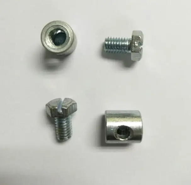 Zinc plated round body Wire rope screw terminal