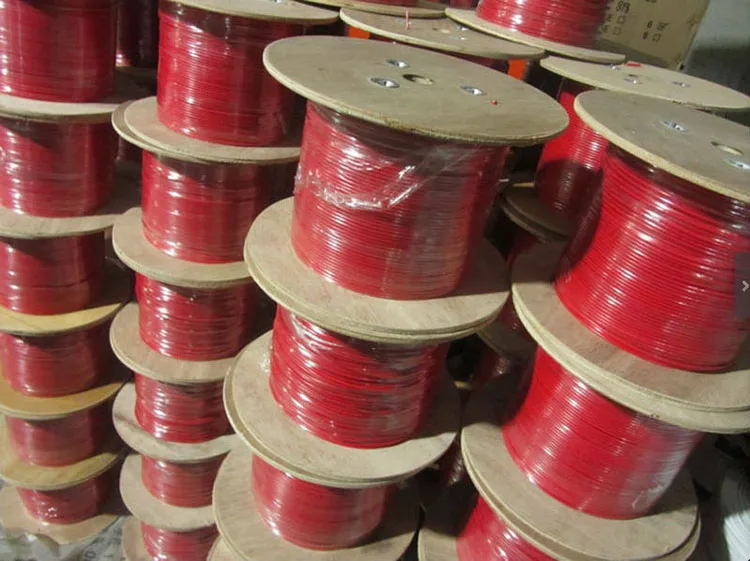 FPL FPLR FPLP Fire resistant red fire alarm cable for detection