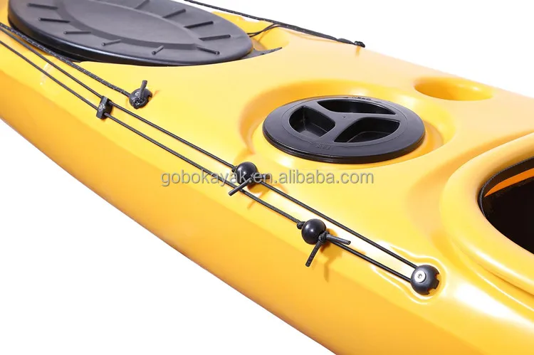 Newest Single Person Ocean Kayak Boat with Rudder Sit in Kayak Gobo Kayak Sea Waters LLDPE Summer  Tira