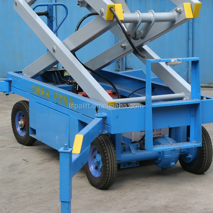 300kg Mobile Electric Powered Scissor Lift Ladder