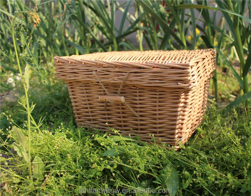natural ecofriendly handwoven willow casket wc1701tc
