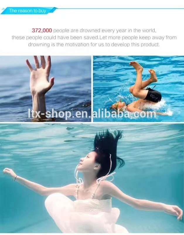 Mini Wearable inflatable life buoy self rescue bracelet for swimming