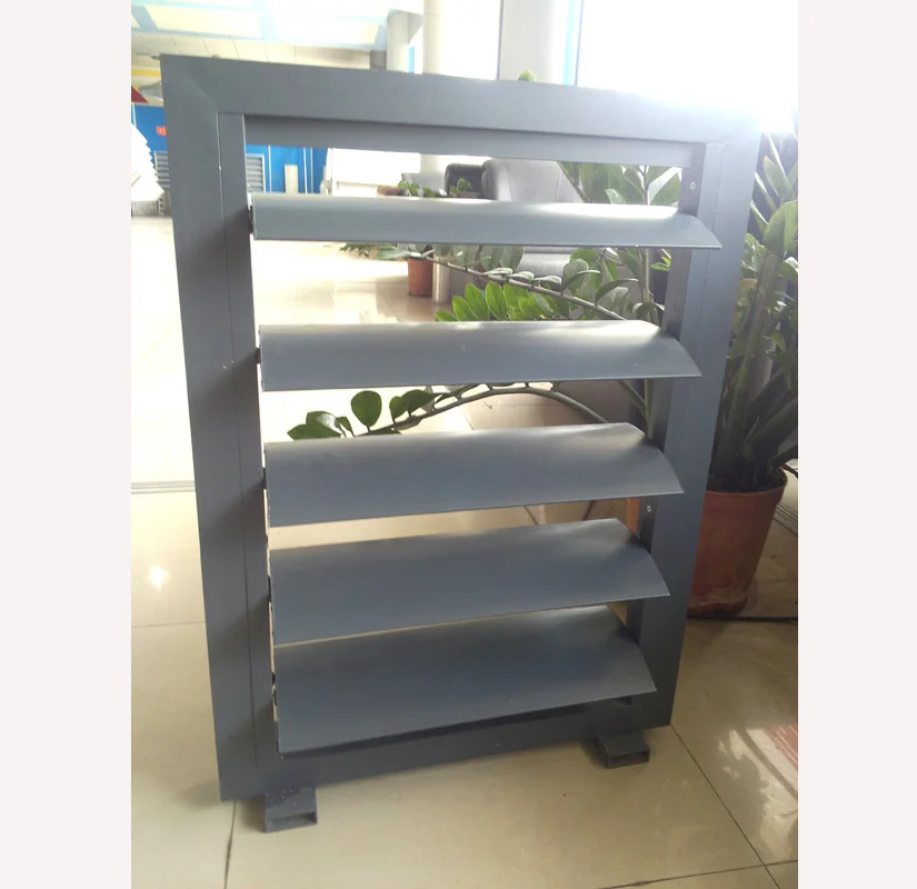 Aerofoil automatic aluminum sun shade louver extruded aluminum louver