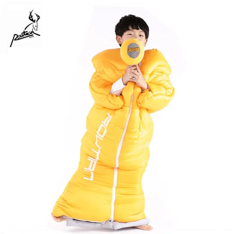 
RS-93C ROUTMAN Animal Shaped Children Outdoor Camping Shark Sleeping Bag for Kids 