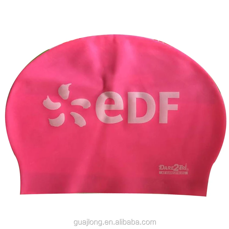 
High quality customized logo waterproof latex swim cap 