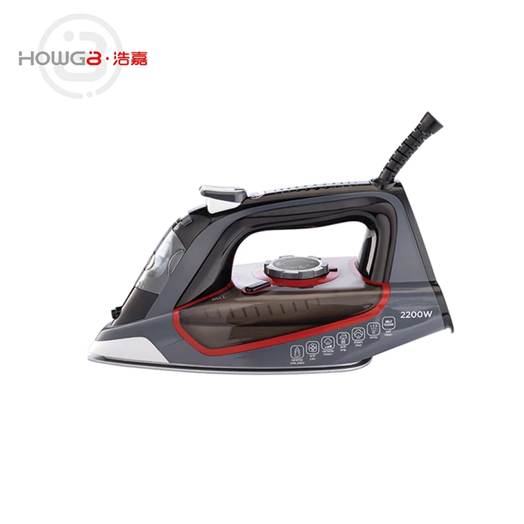 Портативный паровой утюг с керамической подошвой с защитой от капель