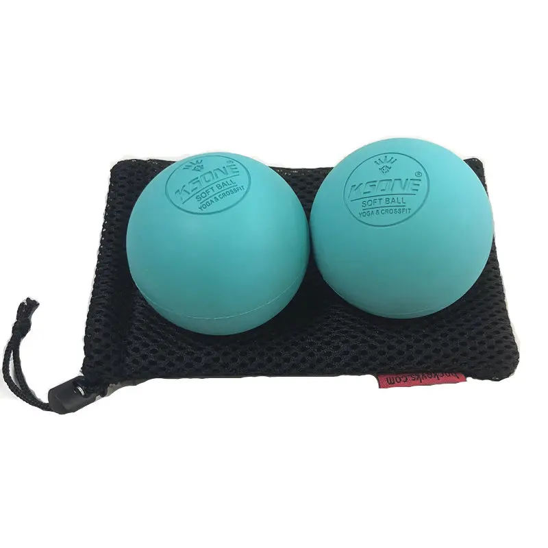 Yoga Physical Chiropratic Natural Rubber fitness Customized Logo marble color therapy self massager ball