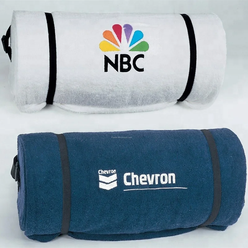 100% хлопковое пляжное полотенце с надувной подушкой индивидуальным принтом