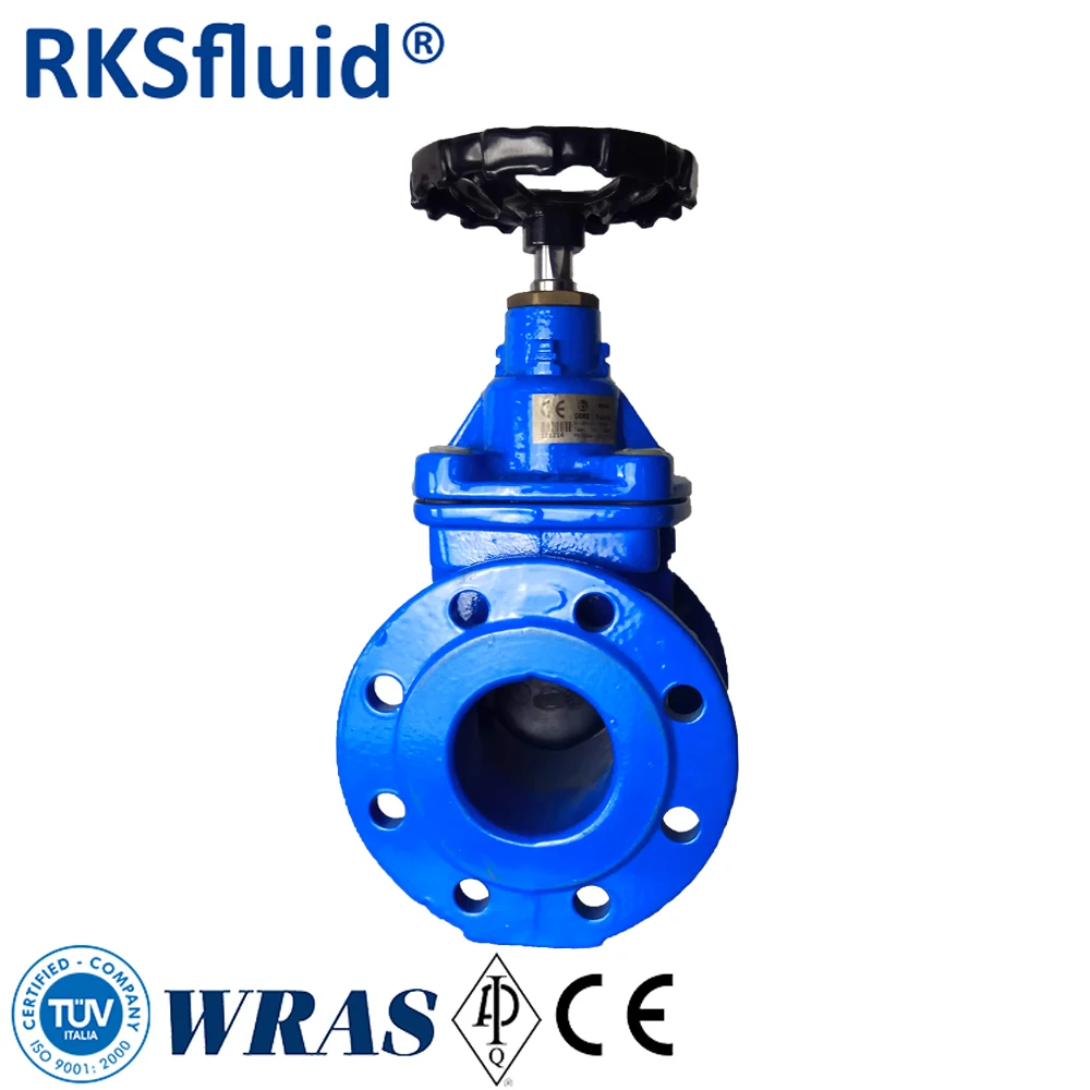 DIN F4 flanged gate valve DN100 4 inch Manual cast iron water gate valve