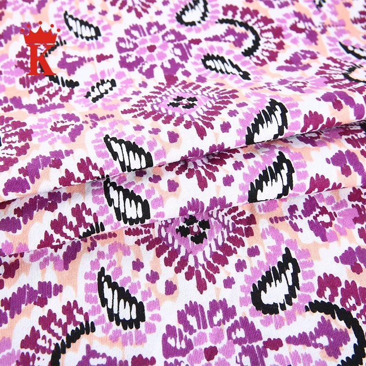 
buy printed mode pattern jersey polyester cotton fabric online 