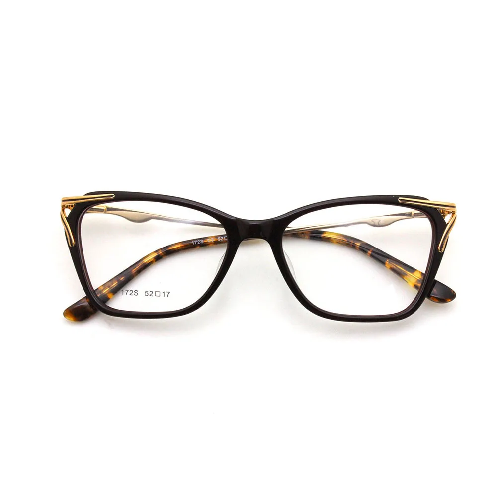 Брендовые очки нового дизайна кошачий глаз женские модные оптические оправы крутые