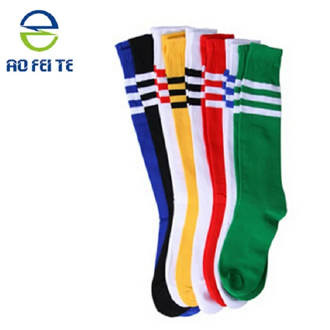Hot Selling Aofeite Boys Girls Soccer Baseball Hockey Rugby High Socks Cheap Hockey Socks Football Team Socks