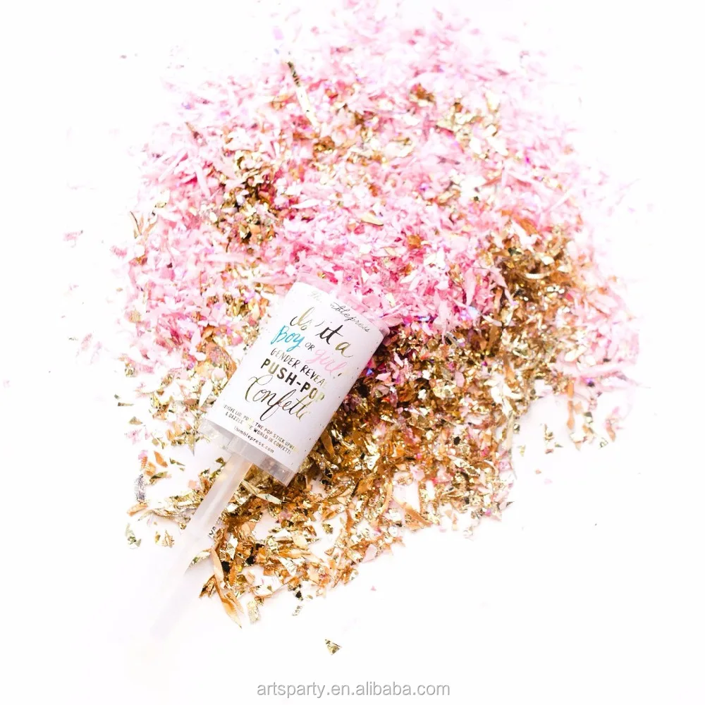 Wholesale Push Pop Confetti Wedding Party Decoration Confetti Poppers