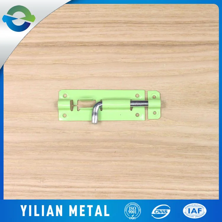F type iron Tower bolt shed interior door latch