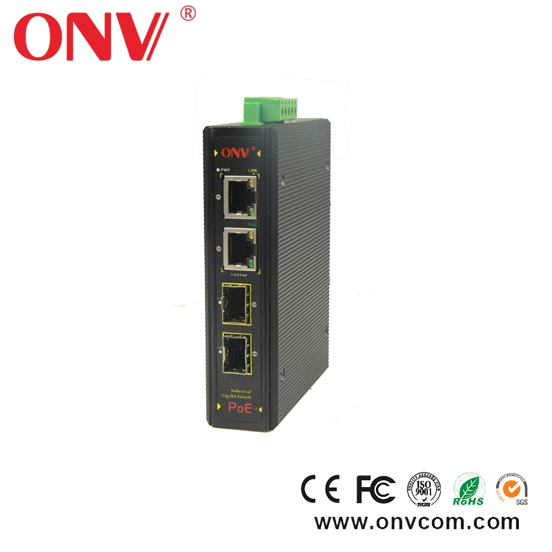 IPS33032POE 3 порта 100/1000 PSE Industrial power over ethernet switch-все 2 портами poe