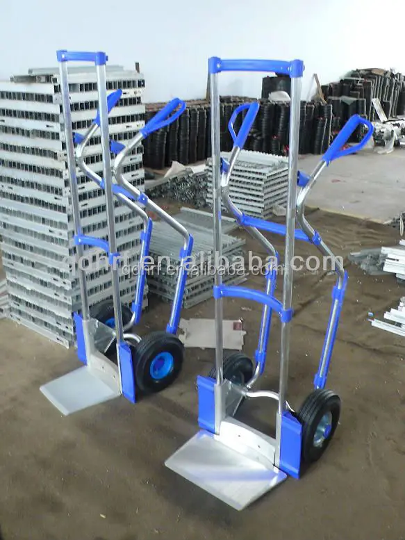 Алюминий два колеса долли корзина HT1888