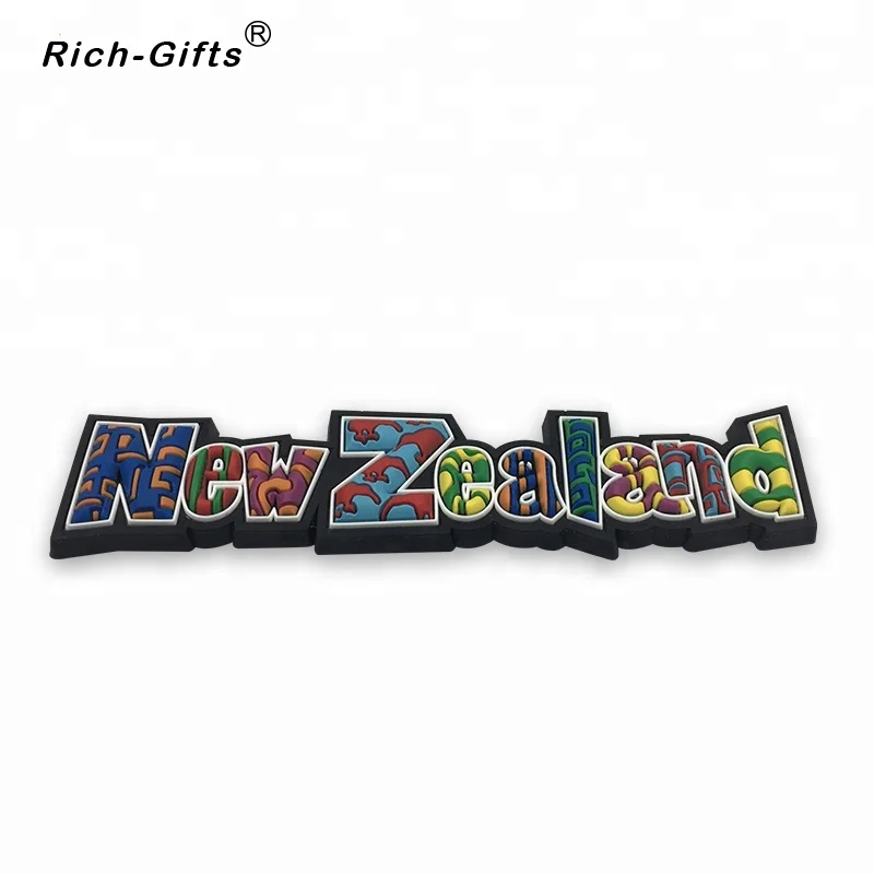 
Custom New Zealand Rubber Country Fridge Magnet 
