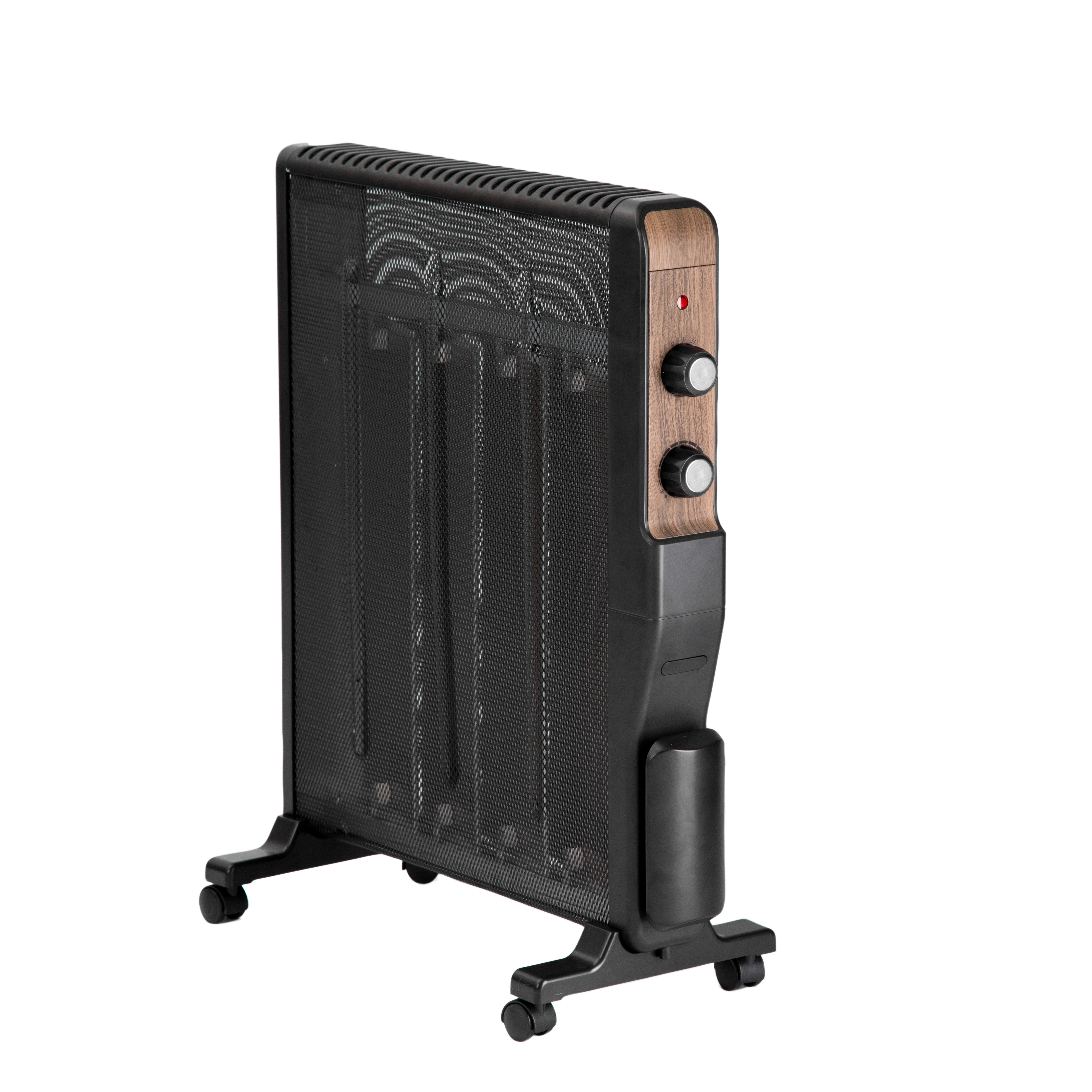 Decorative modern baby room use Wenge wood far infrared heater with CE RoHS certificate