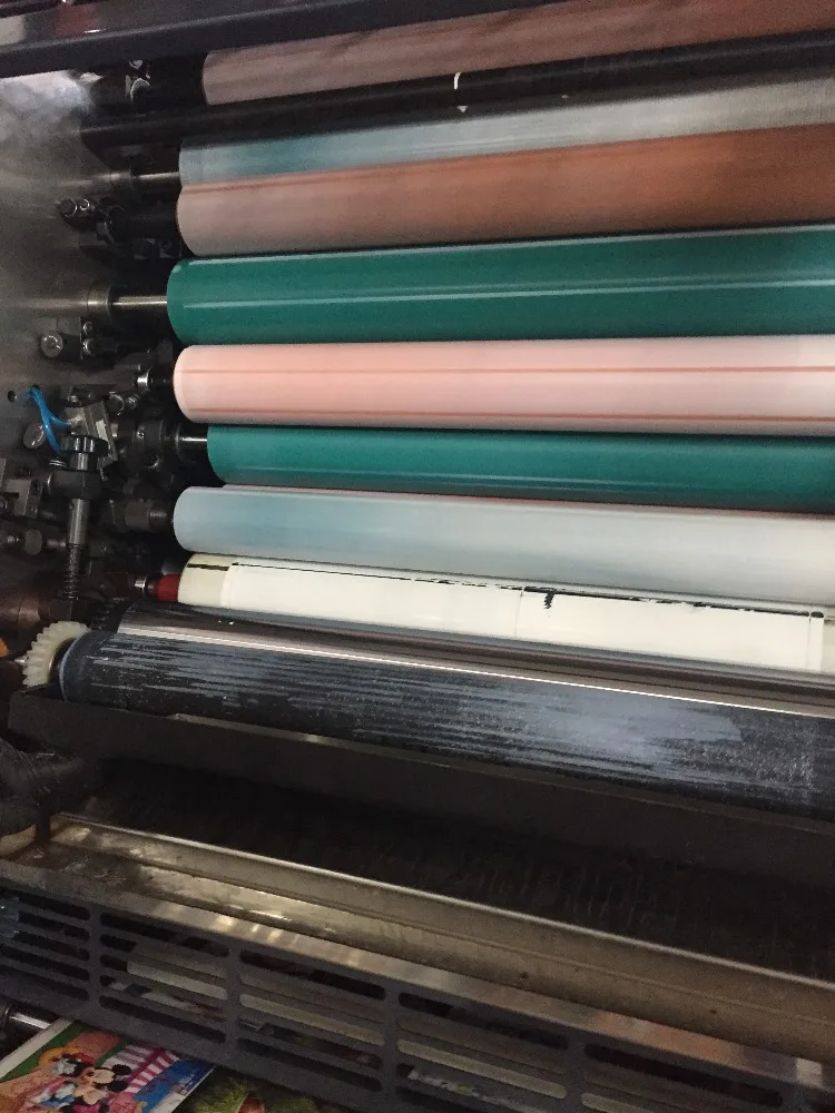 Intermittent label offset printing machine ZX-320 dry curved offset printer