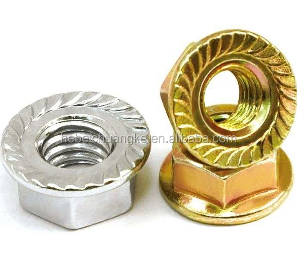 
Alibaba Chinese suppliers high quality and high strength 10.8 grade hot-dip galvanized m16 flange hexagon nut 