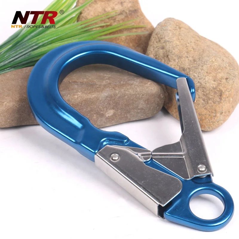 CE0321 aluminum big safety belt snap hook