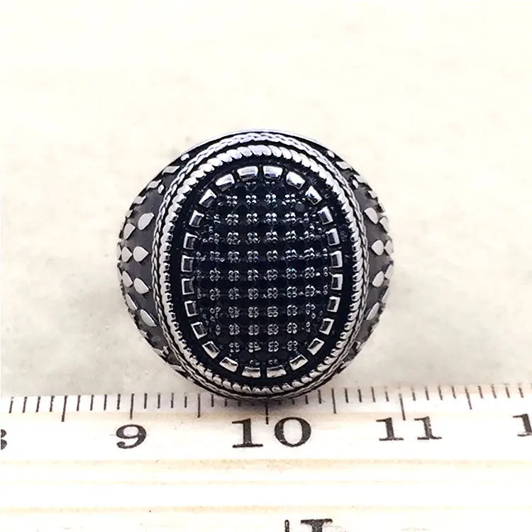 Hotslae turkish men ring designs 925 thai silver rings