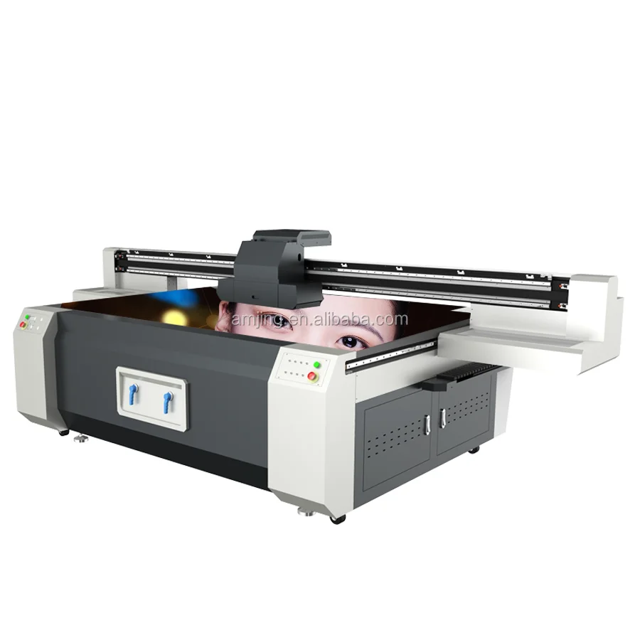 Professional Factory price for glass metal ceramic wood plastic leather printing machine AMJ 2030 Flatbed UV Printer